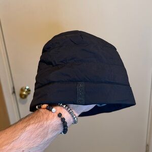 Orvis Pro Insulated Beanie Hat Black Gray Size S/M Unisex ID#3AY6-F21